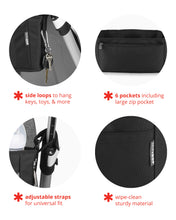 Load image into Gallery viewer, Skip Hop Grab & Go Ultra Stroller Organizer- Black