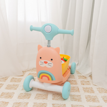 Load image into Gallery viewer, Skip Hop Zoo Ride On 3 in 1 Scooter - Cat