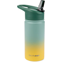 Load image into Gallery viewer, Skip Hop Wander Stainless Steel Water Bottle - Ombre Green
