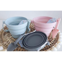 Load image into Gallery viewer, Scrunch Seedling Pot with Trowel - Old Rose