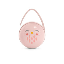 Load image into Gallery viewer, Suavinex Duo Soother Case - Bonhomia Owl Pink