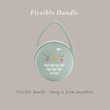 Load image into Gallery viewer, Suavinex Duo Soother Case - Bonhomia Owl Green