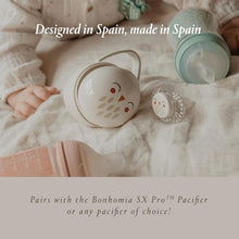 Load image into Gallery viewer, Suavinex Duo Soother Case - Bonhomia Owl Beige