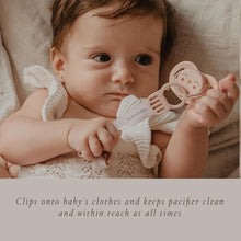 Load image into Gallery viewer, Suavinex Soother Clip with Ribbon - Bonhomia Owl Pink