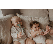 Load image into Gallery viewer, Suavinex Soother Clip with Ribbon - Bonhomia Owl Green