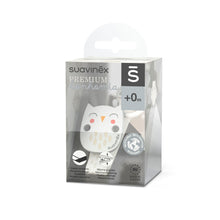 Load image into Gallery viewer, Suavinex Soother Clip with Ribbon - Bonhomia Owl Beige