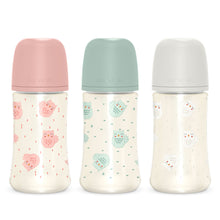 Load image into Gallery viewer, Suavinex 270ml Polyamide Premium Bottle with Medium Flow SX Pro Physiological Silicone Teat - Bonhomia Feather Beige