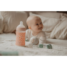 Load image into Gallery viewer, Suavinex 270ml Polyamide Premium Bottle with Medium Flow SX Pro Physiological Silicone Teat - Bonhomia Feather Beige