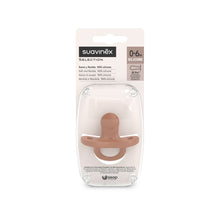 Load image into Gallery viewer, Suavinex Colour Essence All Silicone Soother with SX Pro Physiological Teat 0-6M - Brick Red