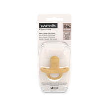 Load image into Gallery viewer, Suavinex Colour Essence All Silicone Soother with SX Pro Physiological Teat 0-6M - Mustard