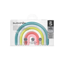 Load image into Gallery viewer, Suavinex Rainbow Silicone Teether Stage 1 - Multicolour