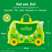 Load image into Gallery viewer, Trunki Suitcase - Dudley the Dinosaur