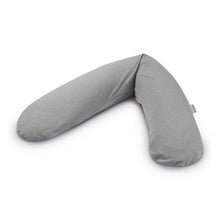 Load image into Gallery viewer, Theraline The Original Maternity and Nursing Pillow - Melange Mid Grey Bamboo
