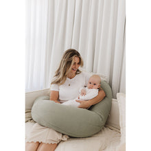 Load image into Gallery viewer, Theraline Muslin Maternity & Nursing Pillow - Sage