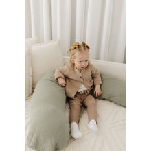 Load image into Gallery viewer, Theraline Muslin Maternity & Nursing Pillow - Sage
