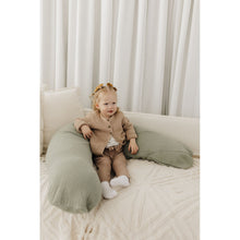 Load image into Gallery viewer, Theraline Muslin Maternity & Nursing Pillow - Sage
