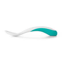 Load image into Gallery viewer, OXO Tot On the Go Plastic Fork &amp; Spoon Set With Travel Case - Teal
