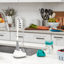 Load image into Gallery viewer, OXO Tot Water Bottle & Straw Cup Cleaning Set - Grey