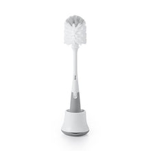 Load image into Gallery viewer, OXO Tot Bottle Brush with Detail Cleaner & Stand - Grey