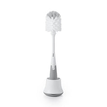 Load image into Gallery viewer, OXO Tot Bottle Brush with Detail Cleaner & Stand - Grey