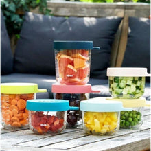 Load image into Gallery viewer, Beaba Superior Glass Conservation Jar 150ml - Light Blue