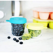 Load image into Gallery viewer, Beaba Superior Glass Conservation Jar 150ml - Light Blue