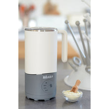 Load image into Gallery viewer, Beaba Milk Prep Bottle & Drinks Preparer - White Grey (BS Plug)