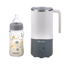 Load image into Gallery viewer, Beaba Milk Prep Bottle & Drinks Preparer - White Grey (BS Plug)