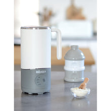 Load image into Gallery viewer, Beaba Milk Prep Bottle & Drinks Preparer - White Grey (BS Plug)