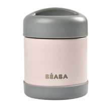 Load image into Gallery viewer, Beaba Stainless Steel Food Container 300ml - Dark Mist/Light Pink