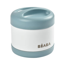 Load image into Gallery viewer, Beaba Stainless Steel Food Container 500ml - Baltic Blue/White
