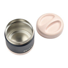 Load image into Gallery viewer, Beaba Stainless Steel Food Container 500ml - Light Pink/Night Blue
