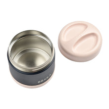Load image into Gallery viewer, Beaba Stainless Steel Food Container 500ml - Light Pink/Night Blue