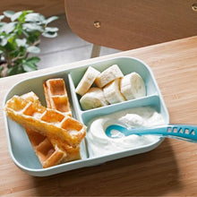 Load image into Gallery viewer, Beaba Silicone Suction Divided Plate & Spoon - Pink