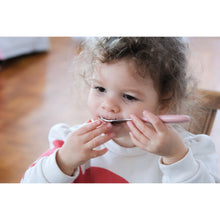 Load image into Gallery viewer, Beaba Stainless Steel Training Cutlery 3 Piece Set - Old Pink