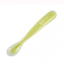 Load image into Gallery viewer, Beaba 1st Stage Silicone Spoon - Velvet Grey