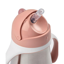 Load image into Gallery viewer, Beaba Stainless Steel Straw Cup 250ml - Vintage Pink