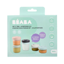 Load image into Gallery viewer, Beaba Clip Portions Food Storage Starter Set 90ml/150ml