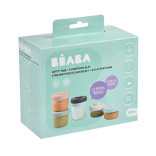 Load image into Gallery viewer, Beaba Clip Portions Food Storage Starter Set 90ml/150ml