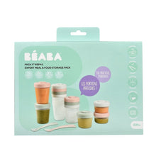 Load image into Gallery viewer, Beaba Clip Portions Meal & Food Storage Expert Pack - Eucalyptus