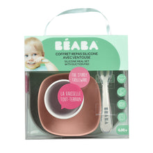Load image into Gallery viewer, Beaba Silicone Suction Meal Set - Eucalyptus