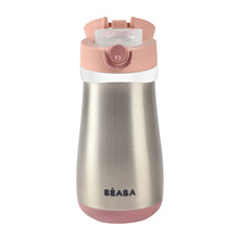 Load image into Gallery viewer, Beaba Stainless Steel Spout Bottle 350ml - Pink
