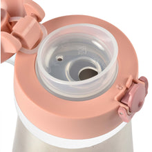 Load image into Gallery viewer, Beaba Stainless Steel Spout Bottle 350ml - Pink