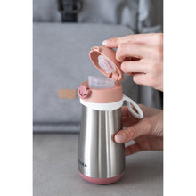 Load image into Gallery viewer, Beaba Stainless Steel Spout Bottle 350ml - Pink