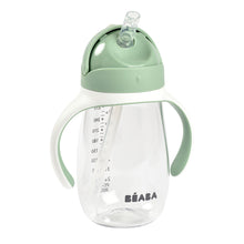 Load image into Gallery viewer, Beaba Straw Cup 300ml - Sage Green