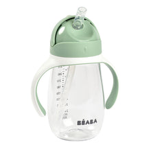Load image into Gallery viewer, Beaba Straw Cup 300ml - Sage Green