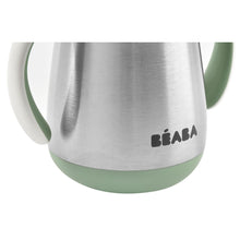 Load image into Gallery viewer, Beaba Stainless Steel Straw Cup 250ml - Sage Green