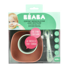 Load image into Gallery viewer, Beaba Silicone Suction Meal Set - Mineral