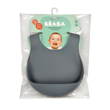 Load image into Gallery viewer, Beaba Silicone Bib - Mineral