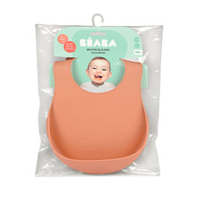 Load image into Gallery viewer, Beaba Silicone Bib - Terracotta